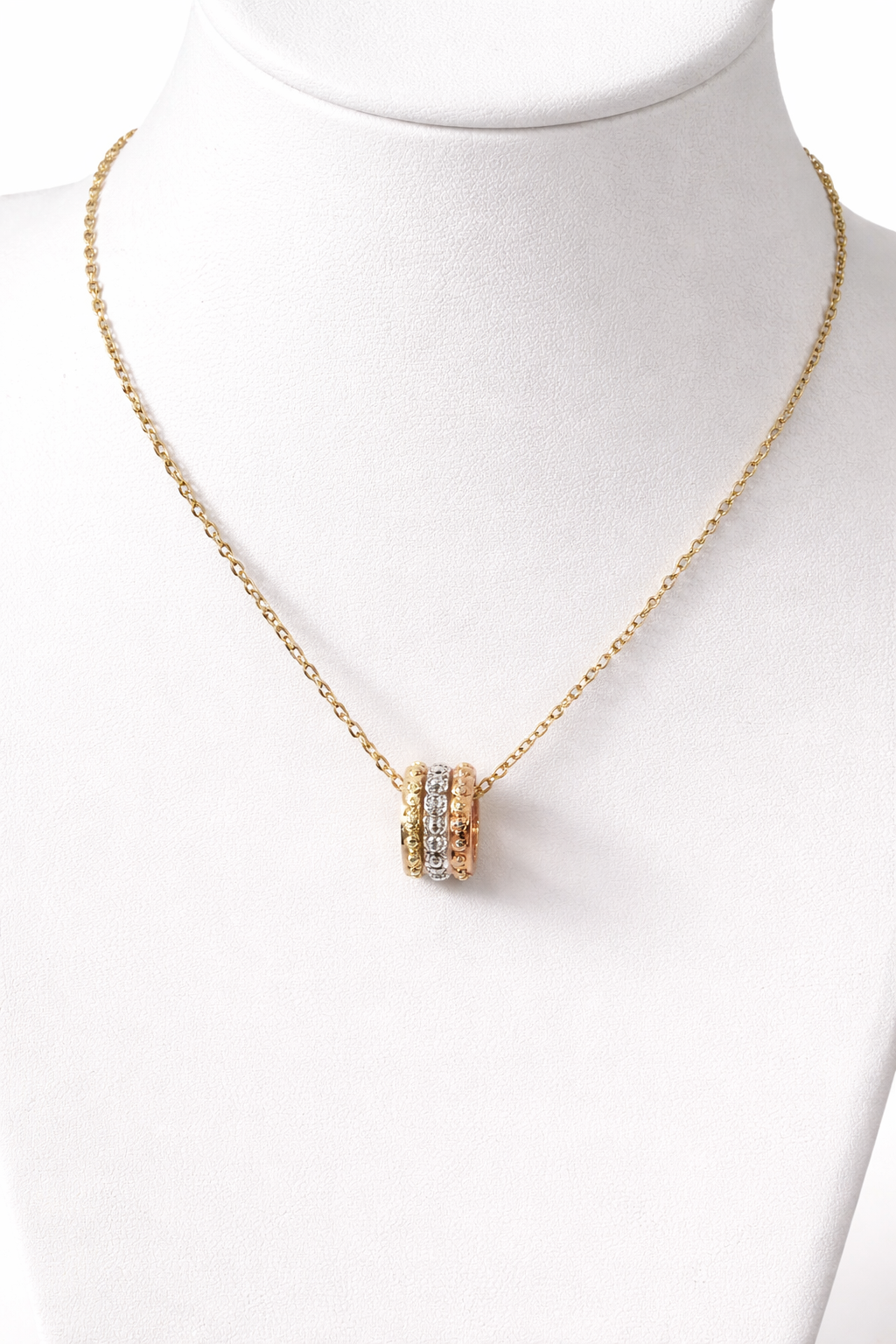 Amora Trinity Halo Pendant