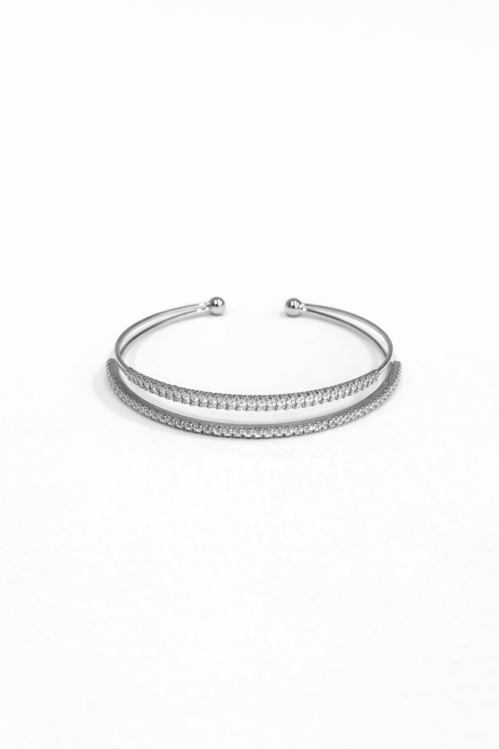 Amora Silver Radiance Cuff