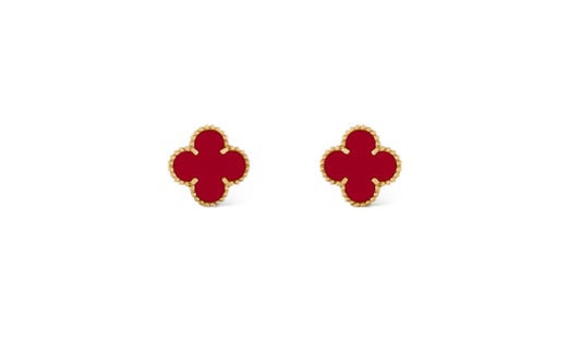 Ruby earrings