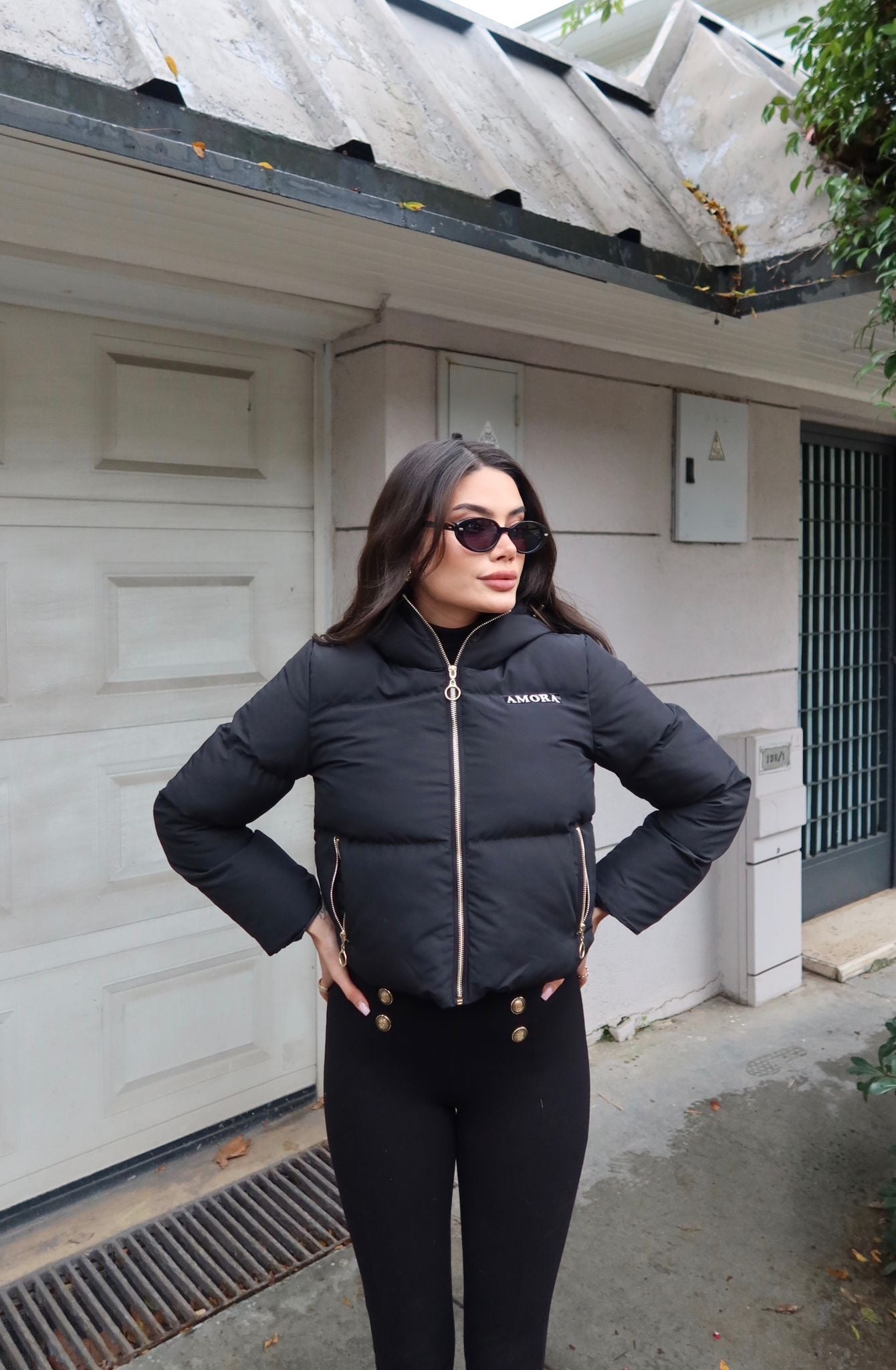 Noir Luxe Puffer