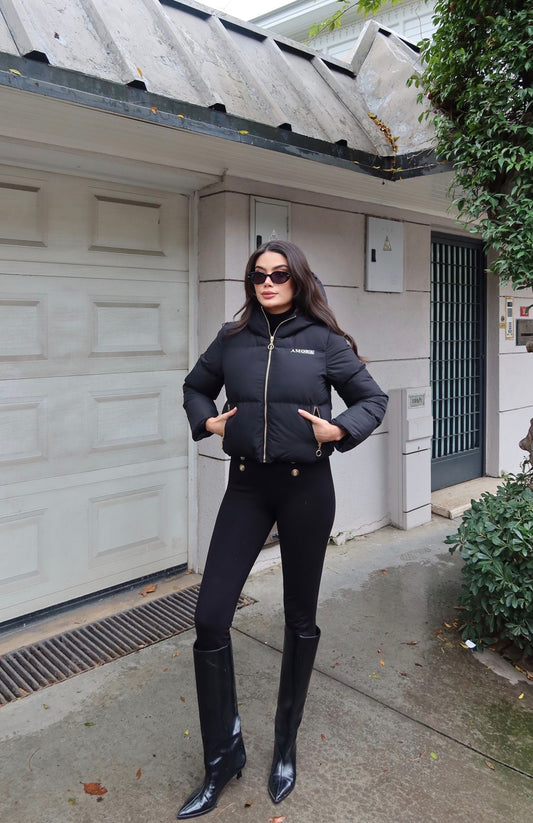 Noir Luxe Puffer