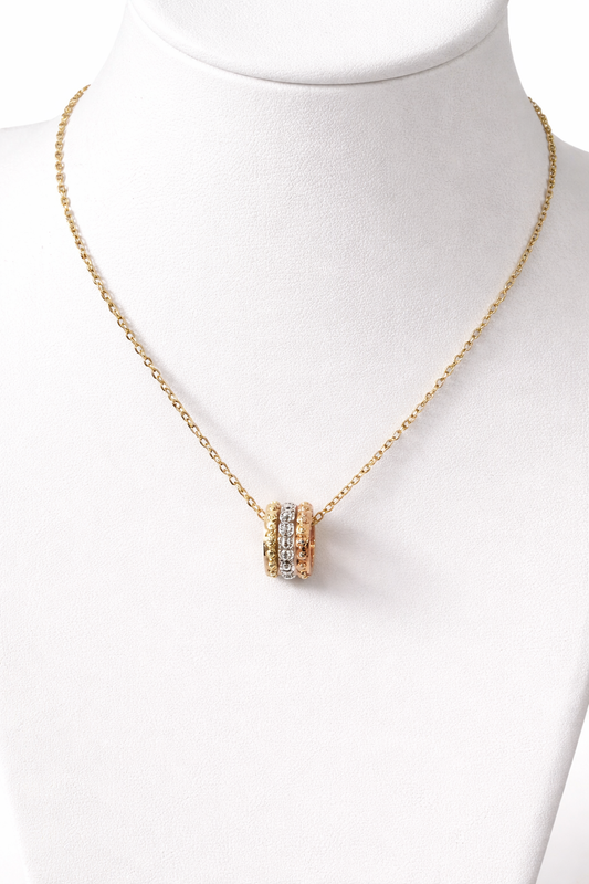 Amora Trinity Halo Pendant