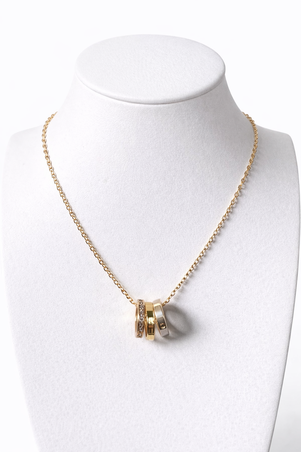 Amora Trinity Luxe Pendant Necklace