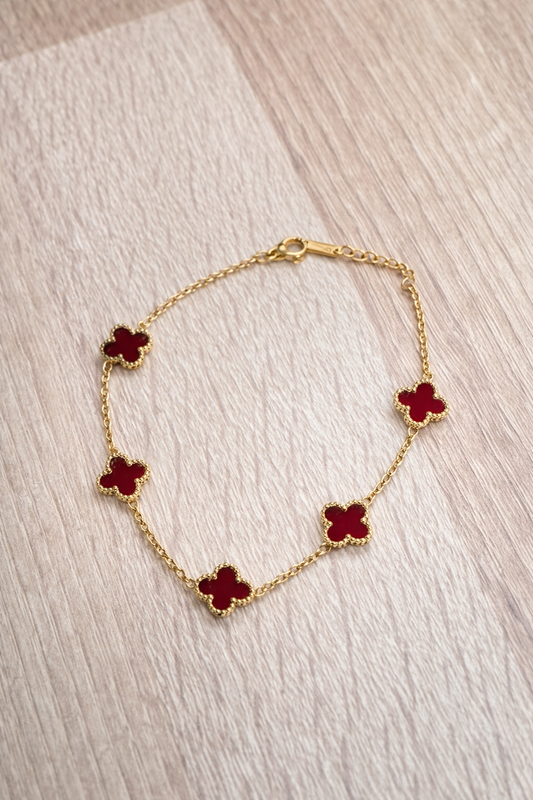 Mini Crimson Bloom Bracelet