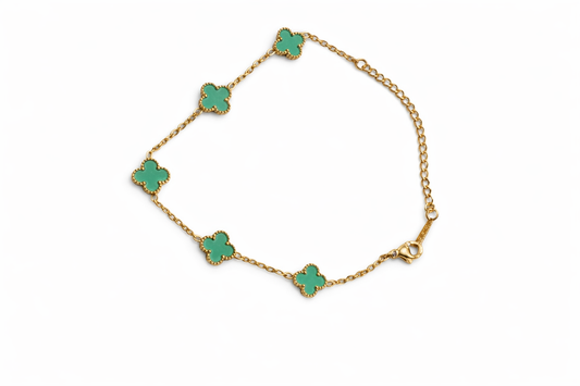 Mini Amora Mint Clover Bracelet