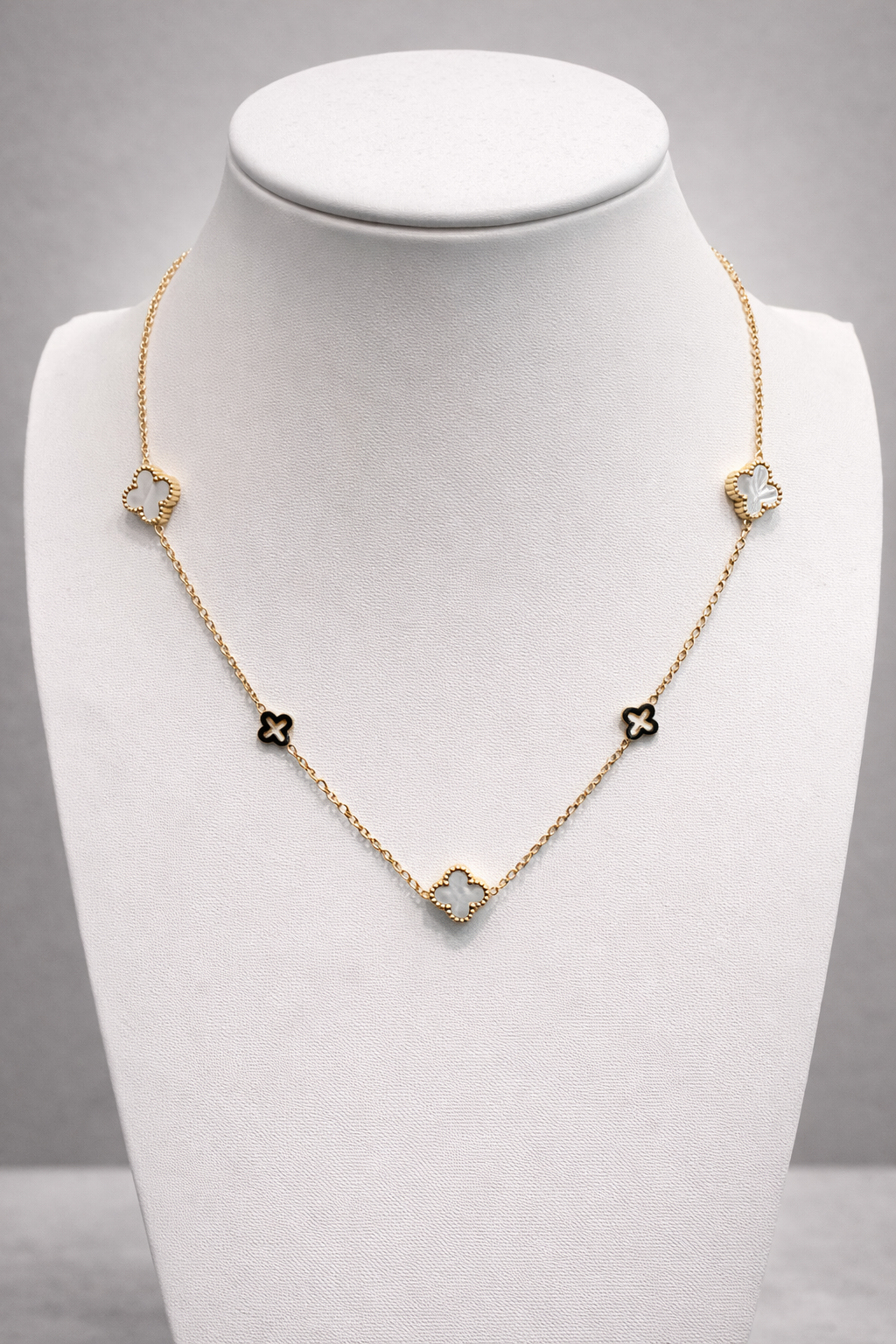 Amora Ivory Clover Necklace