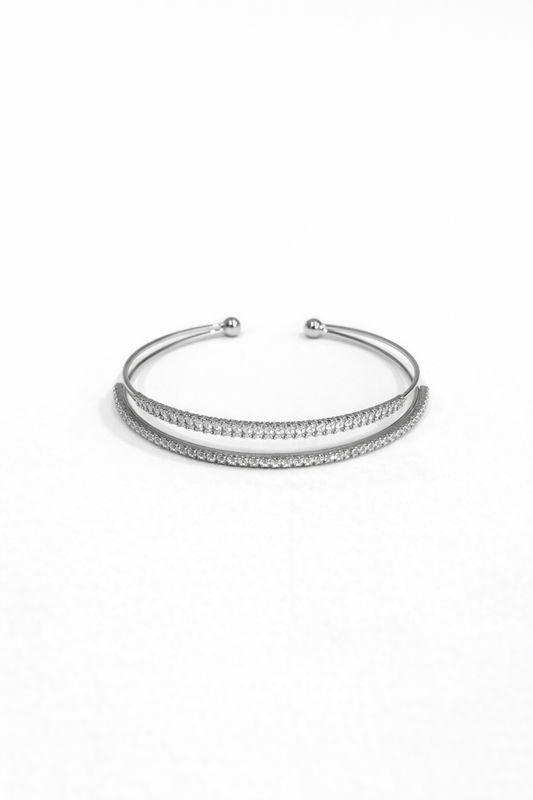 Amora Silver Radiance Cuff