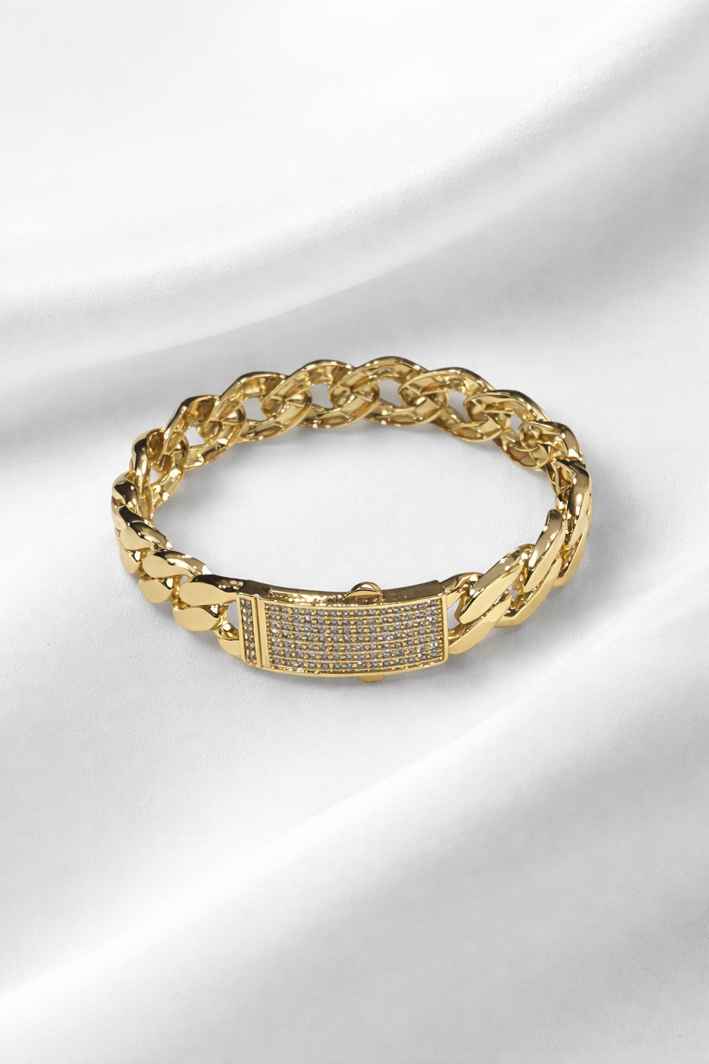 Amora Luxe Chain Crystal Bracelet